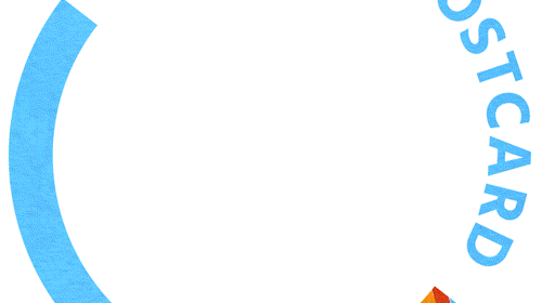 New Identity for Art on a Postcard