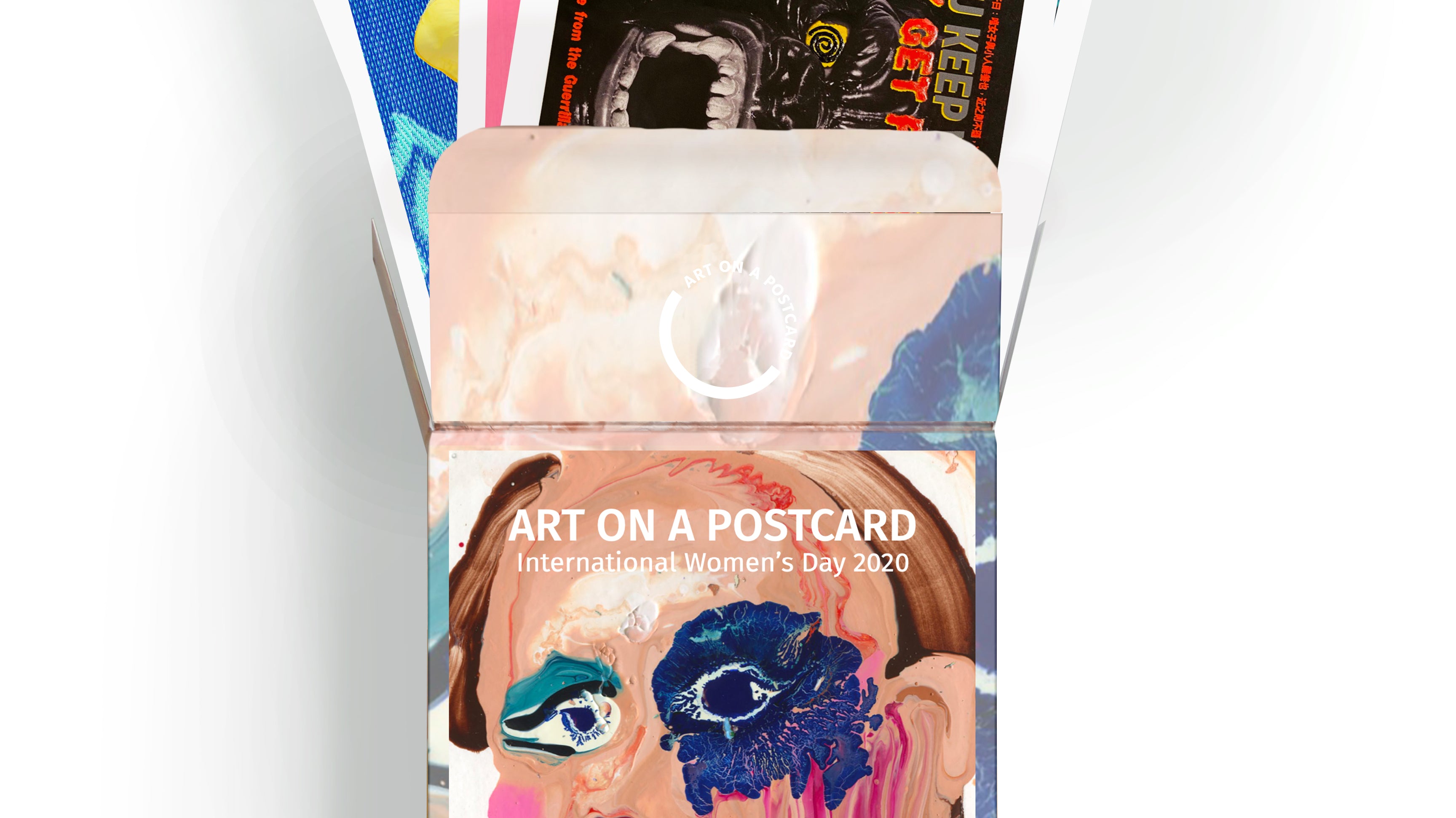 Postcard art and social media