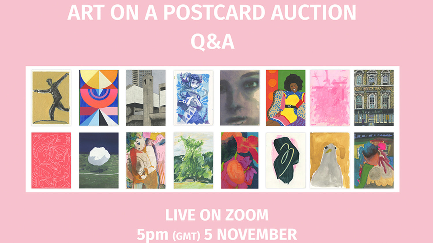 Get your FREE Ticket - Art on a Postcard Auction Q&A
