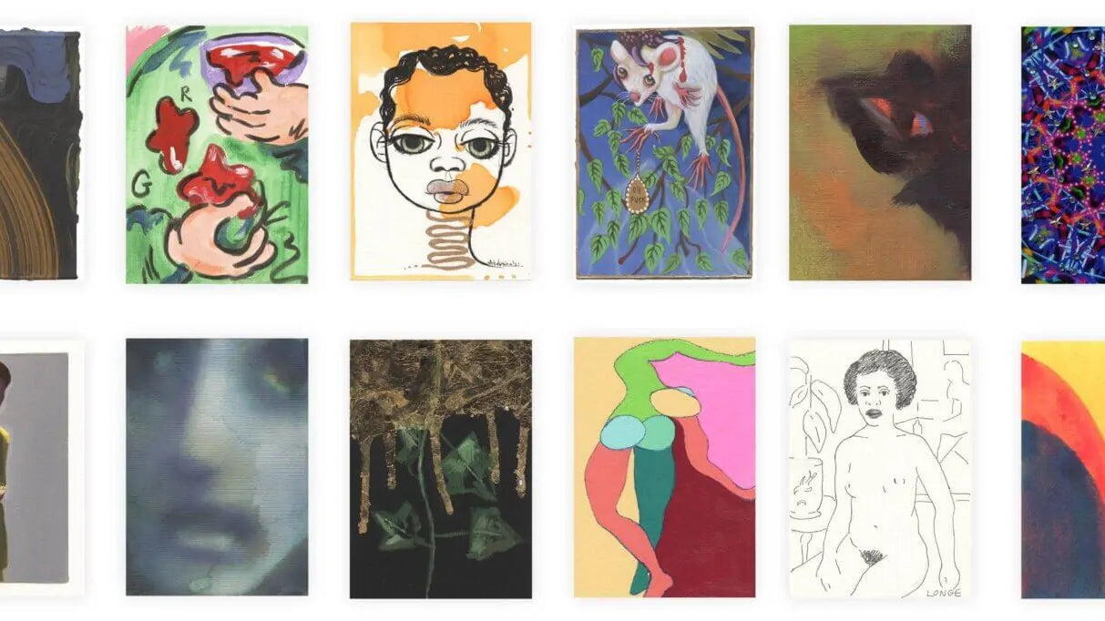 Art on a Postcard: She Curates Mini Auction