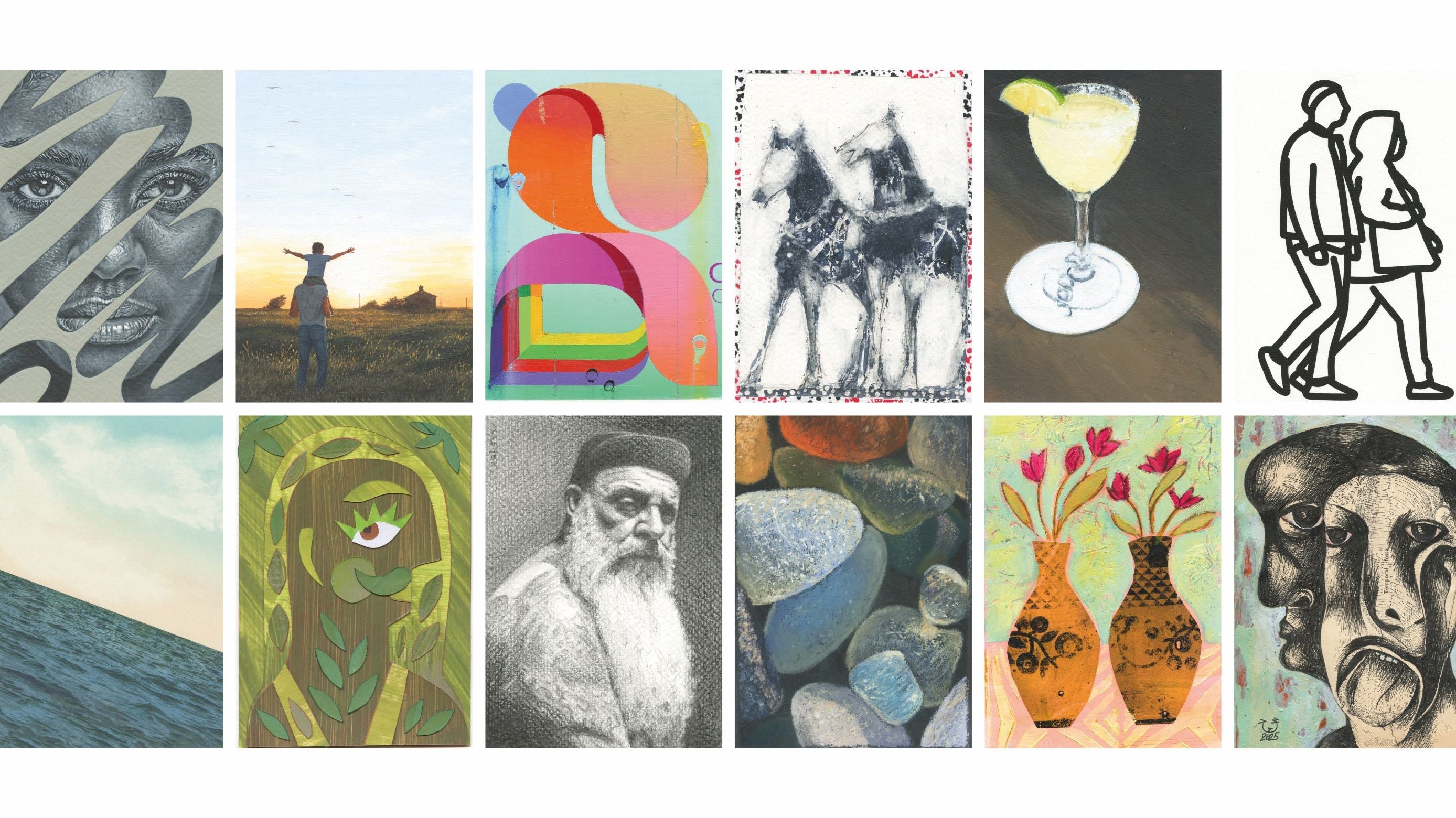 Art on a Postcard's final Winter Postcard Auction