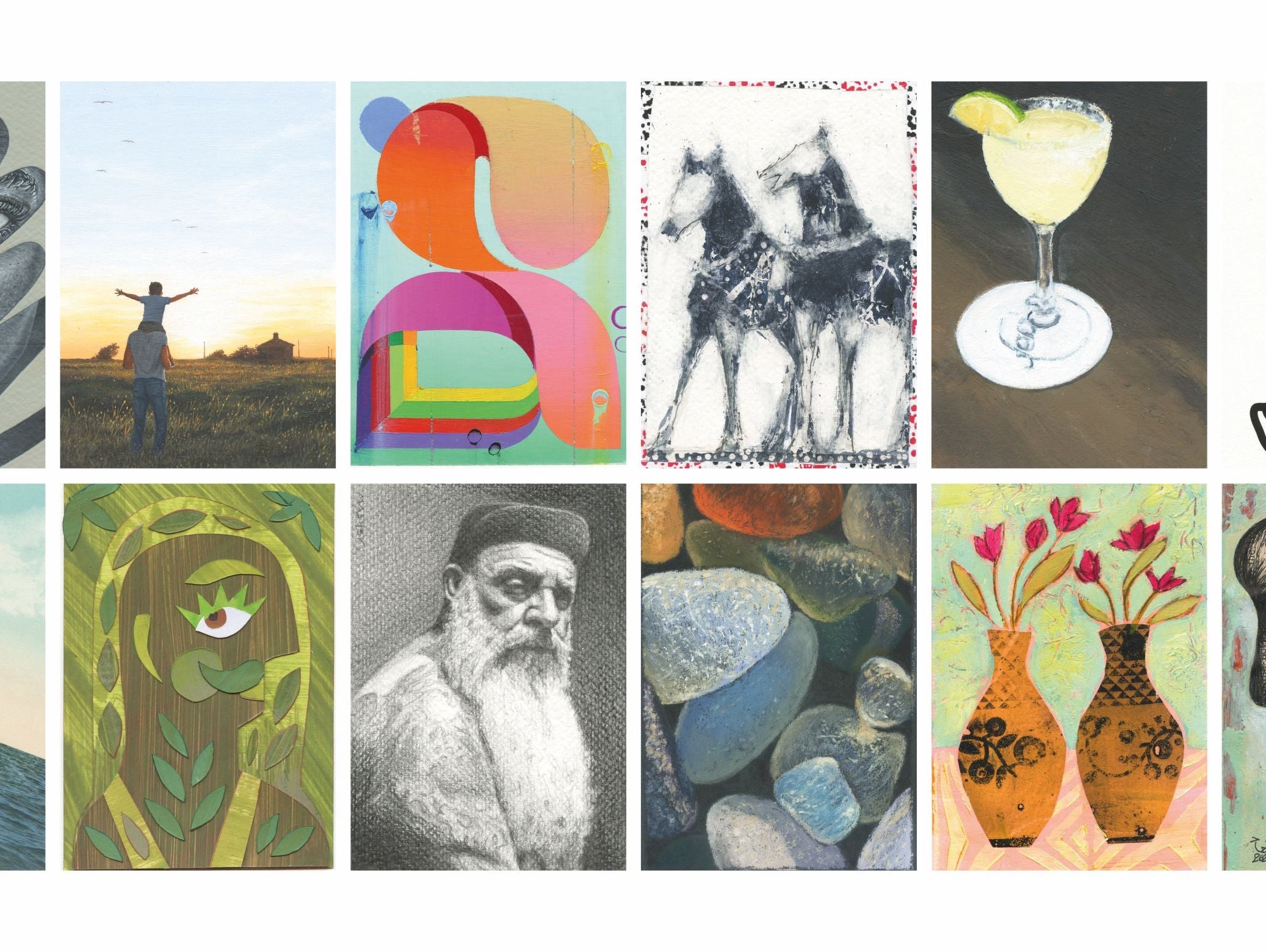 Art on a Postcard's final Winter Postcard Auction