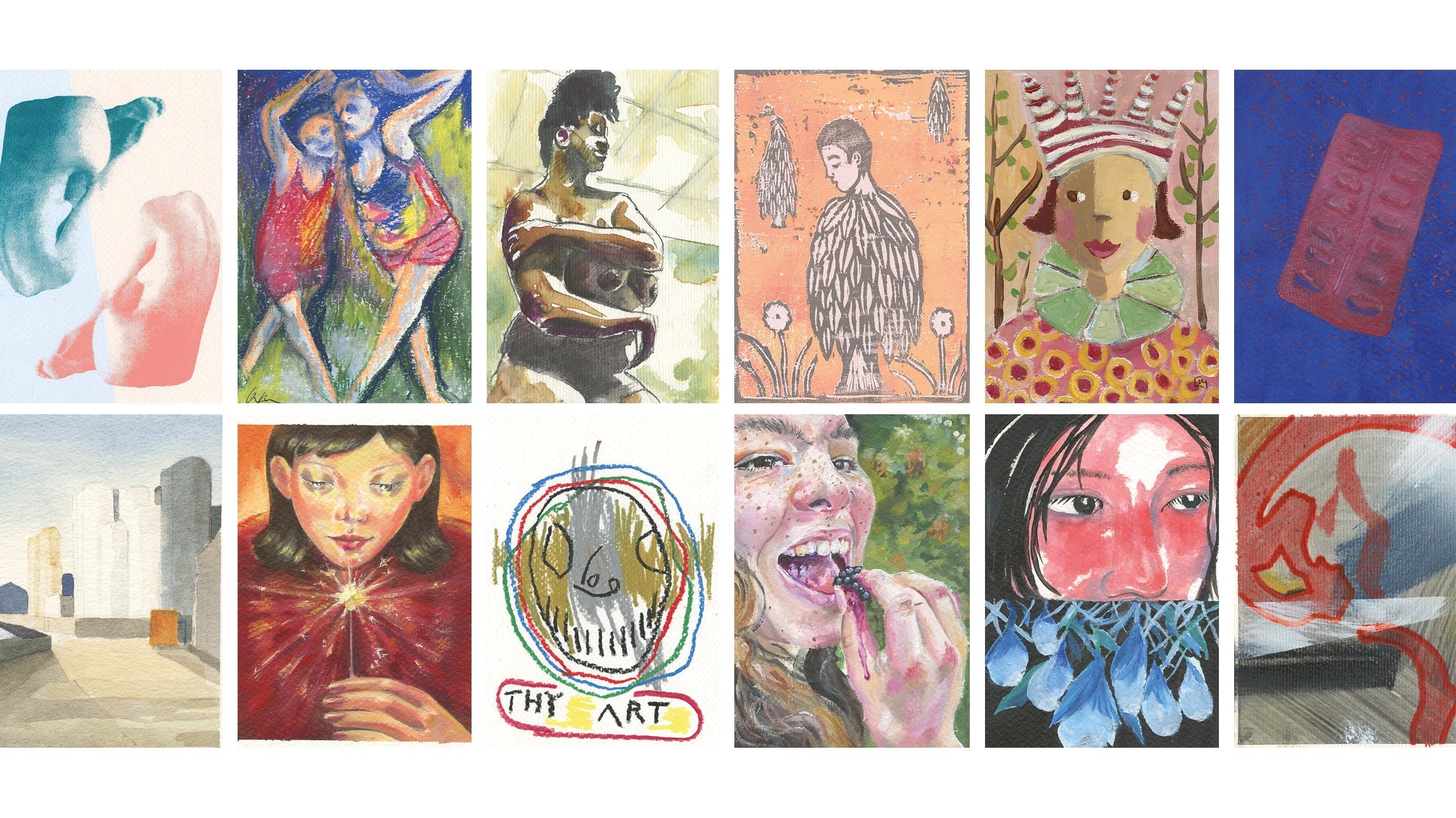 Art on a Postcard Summer Flash Auction