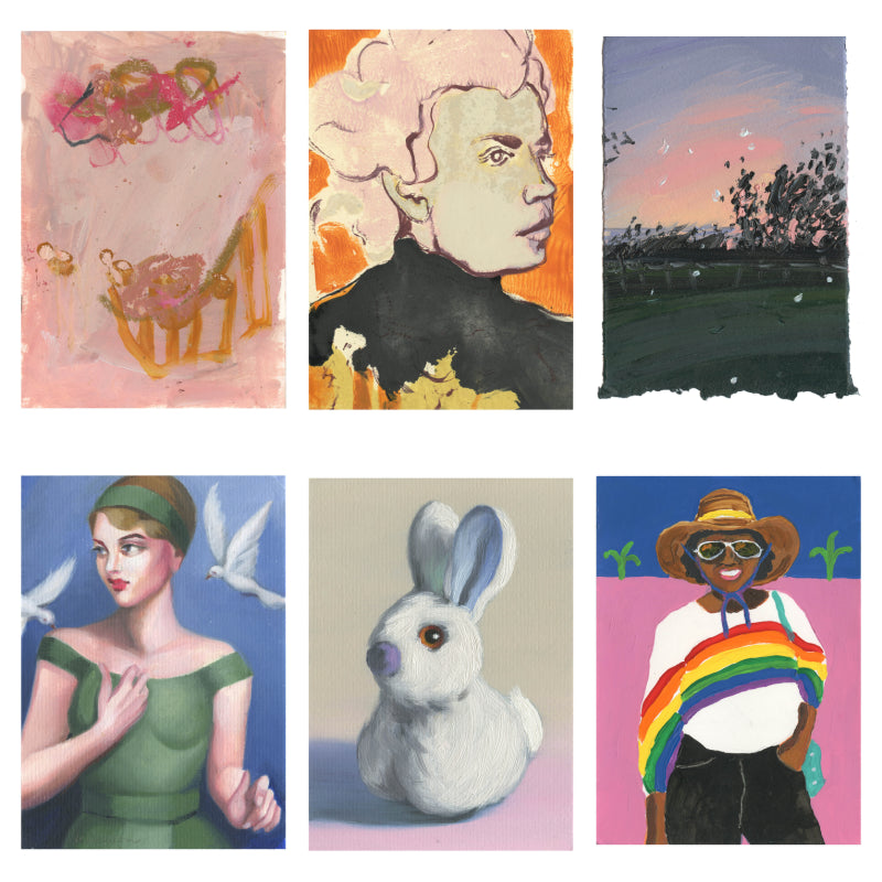 250 Artists Contribute Pocket-sized Works to Largest-ever Art on a Postcard Auction