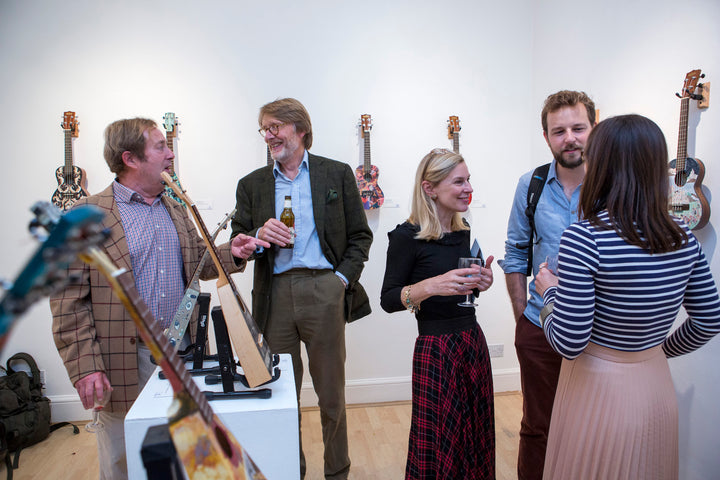 Art on a Ukulele Private View