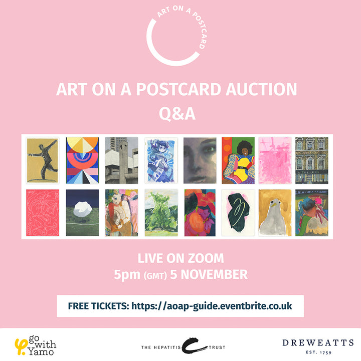 Get your FREE Ticket - Art on a Postcard Auction Q&A