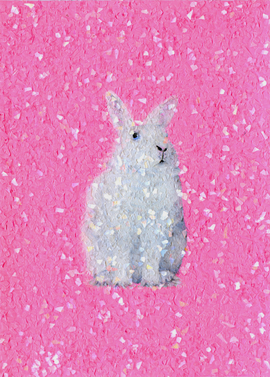 Lot 103 - Paula Urzica - Tiny Pink Bunny