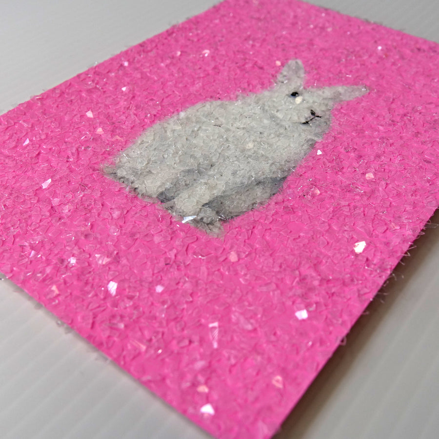Lot 103 - Paula Urzica - Tiny Pink Bunny