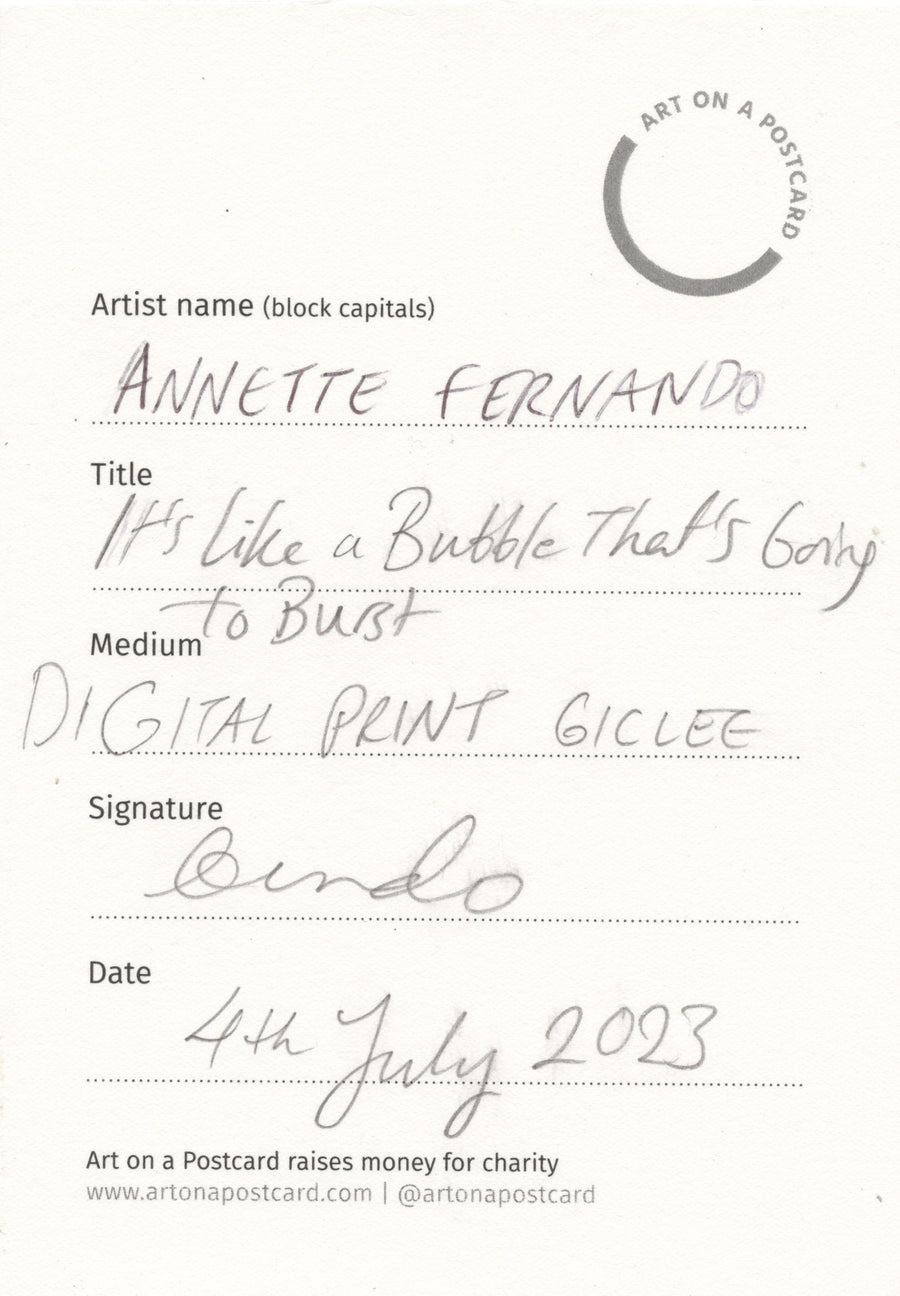 Lot 184 - Annette Fernando - It's Like a Bubble That's Going To Burst
