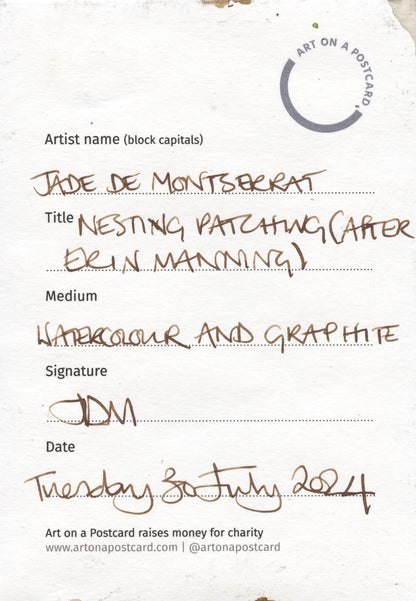 Lot 16 – Jade De Montserrat – Nesting Patching (After Erin Manning)