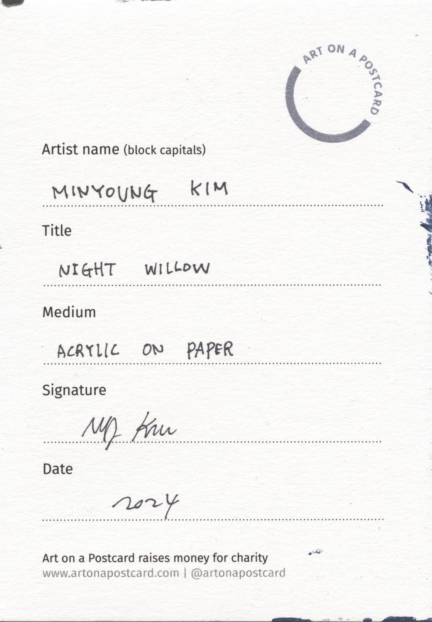 Lot 18 – Minyoung Kim – Night Willow