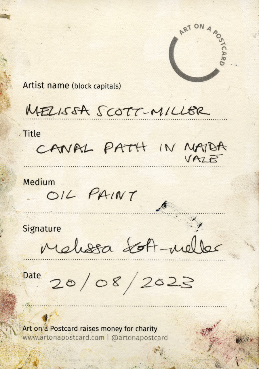 Lot 311 - Melissa Scott-Miller - Canal Path in Maida Vale