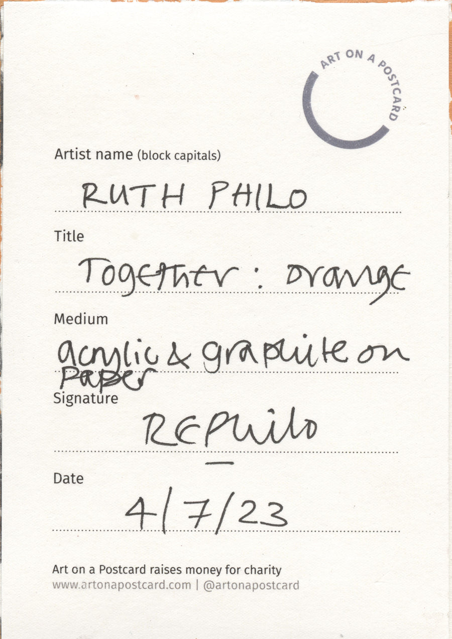 Lot 218 - Ruth Philo - Together: Orange