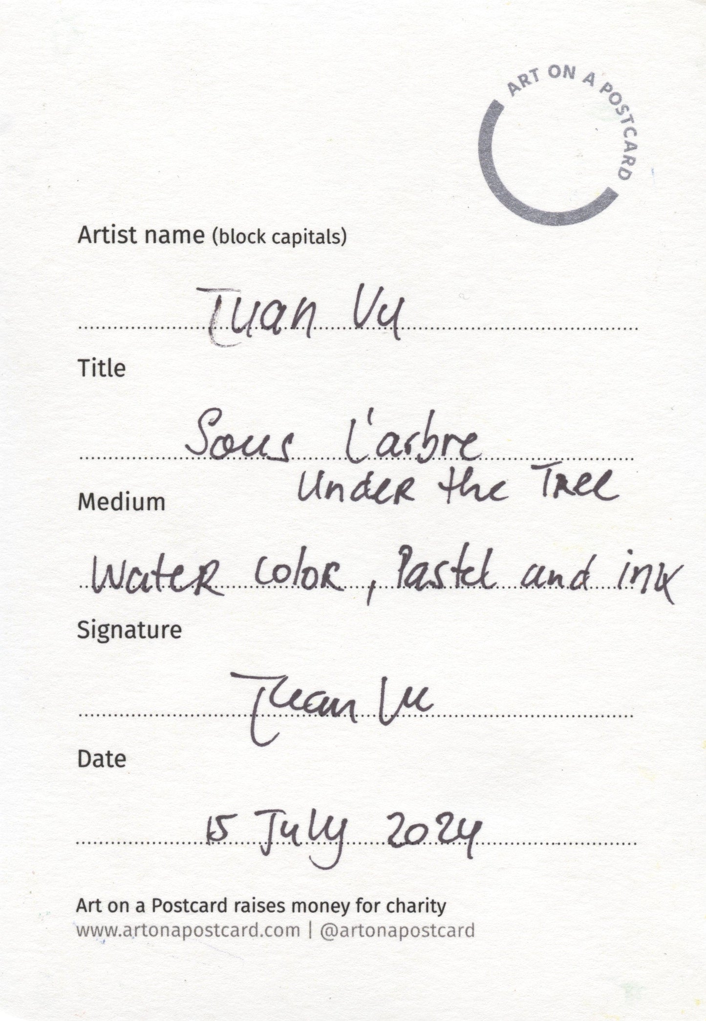 Lot 22 - Tuan Vu – Sous l'arbre – Under the Tree