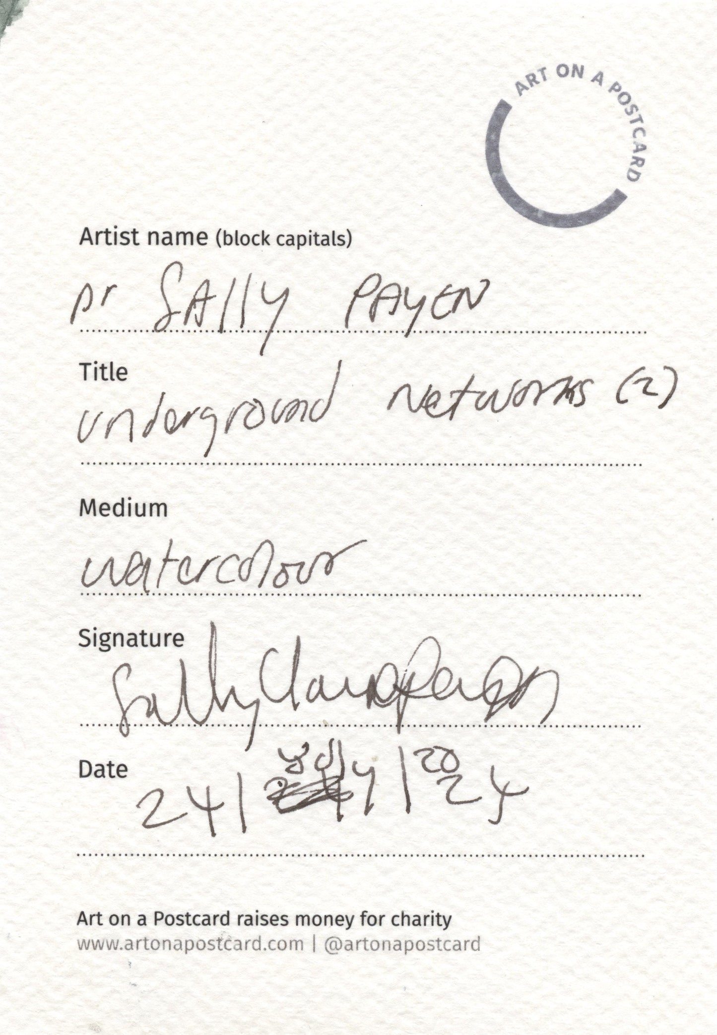 Lot 25 - Dr Sally Payen – Underground Networks 2