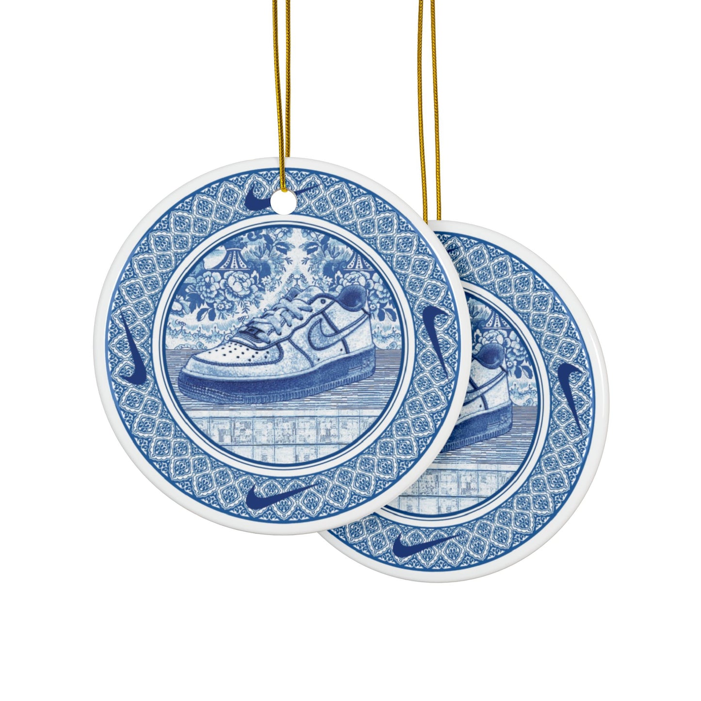 Ceramic Ornaments - Haus of Lucy Christmas Nike Air Force