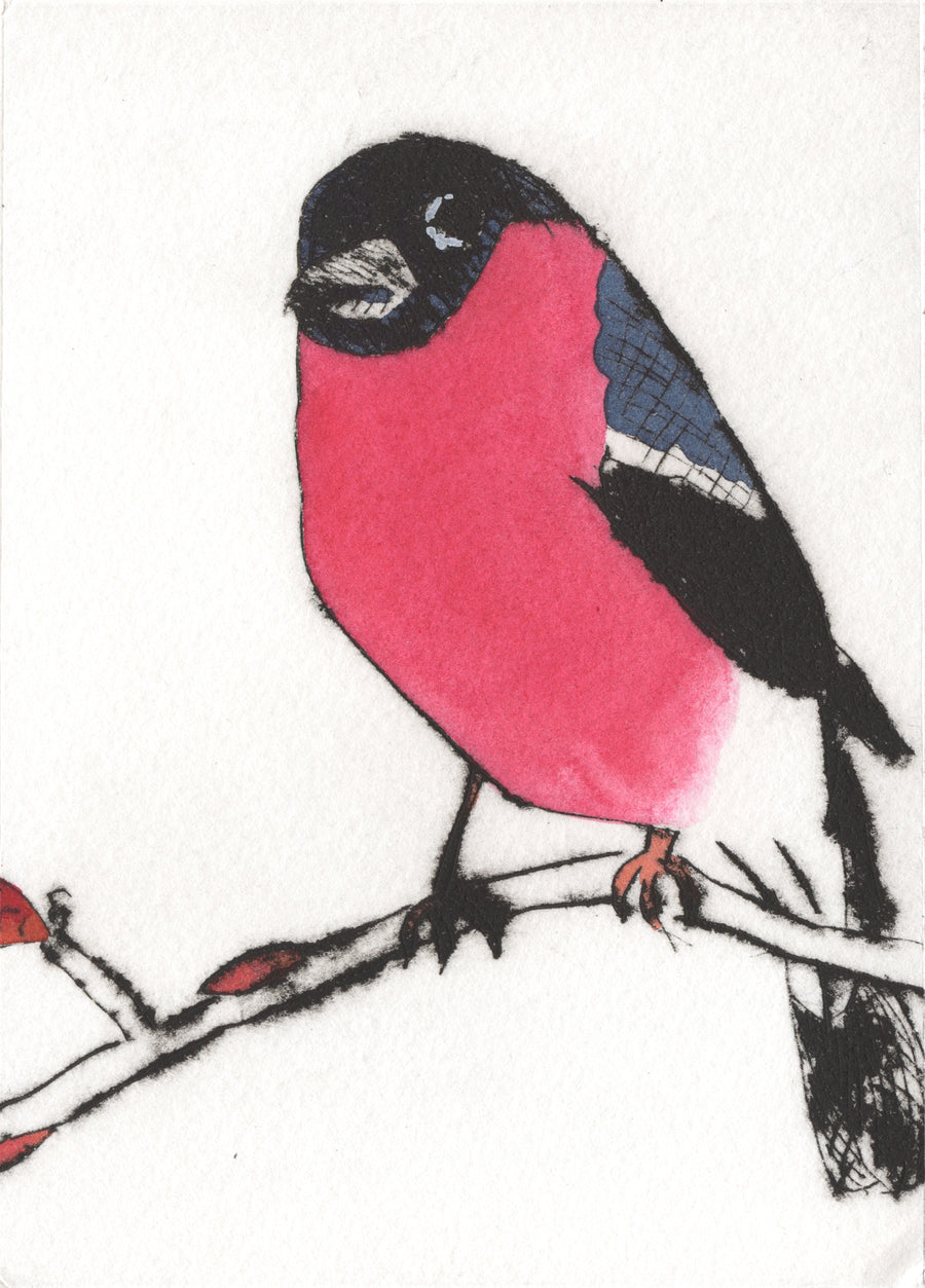 Lot 141 - Richard Spare - Spring Bullfinch (Detail)