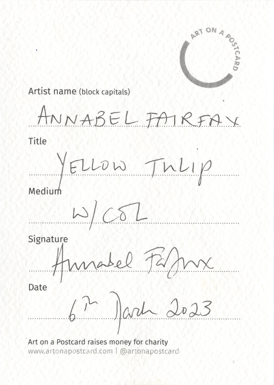 Lot 90 - Annabel Fairfax - Yellow Tulip