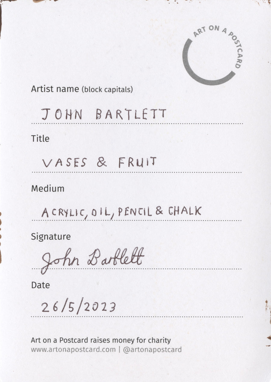 Lot 94 - John Bartlett - Vases & Fruit