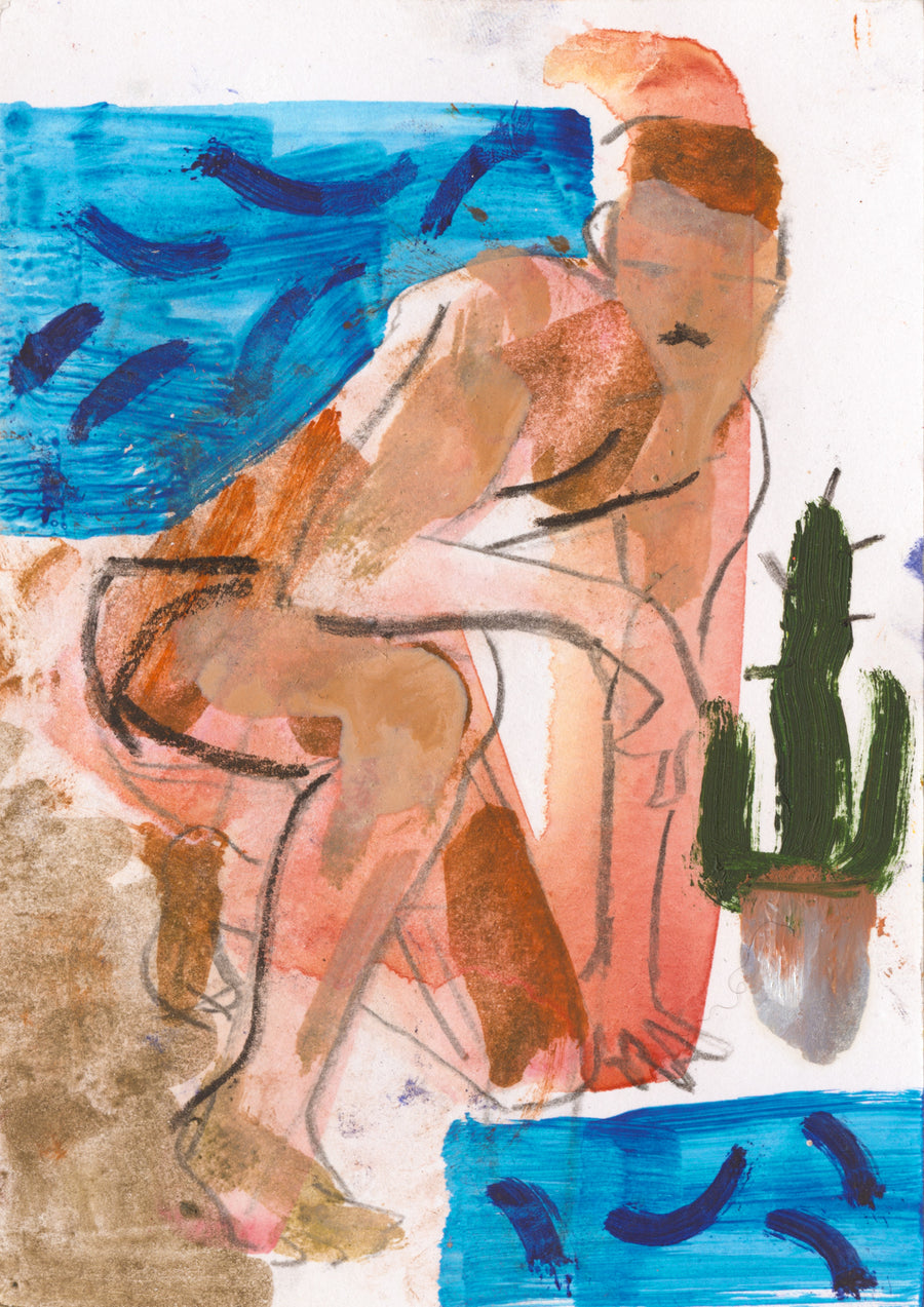 Lot 97 - Gavin Dobson - Crouching By the Cactus
