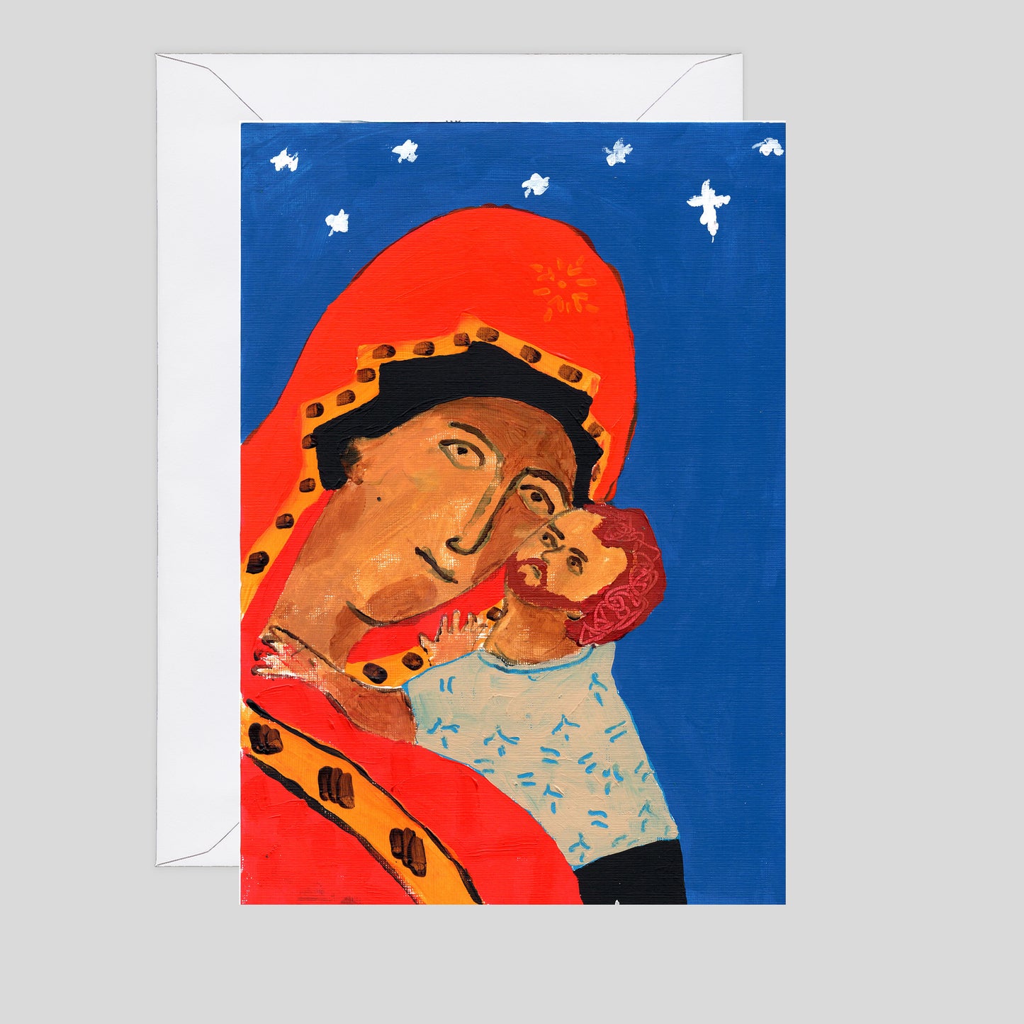 Alan Fears Christmas Card - Baby Jesus