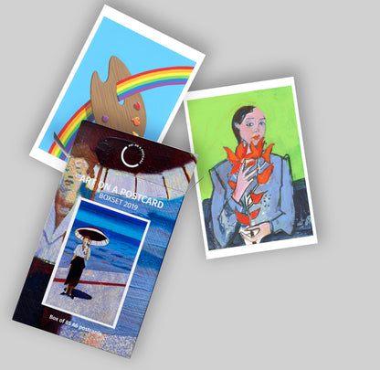 Art on a Postcard 2019 Boxset 85 Postcards