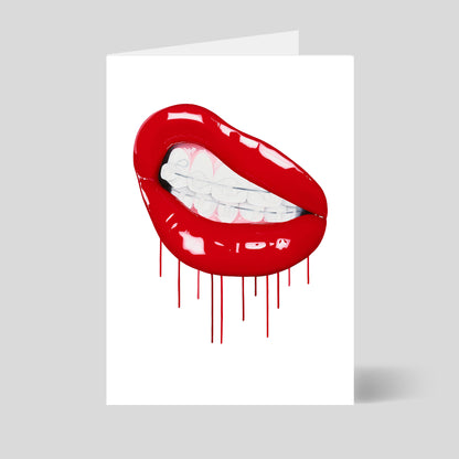 Sara Pope - Emotional Gangsta - Greetings Card