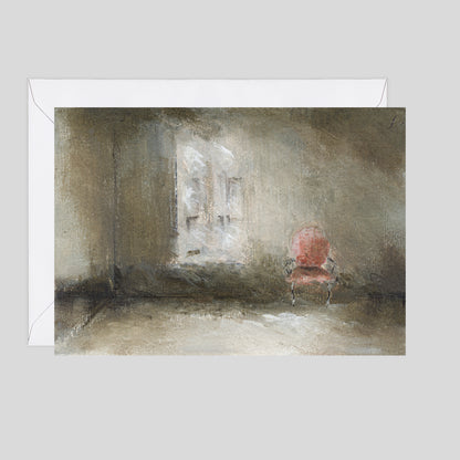 Jackie Almond - Pink Chair In Studio