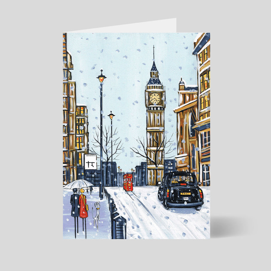 Dan McFall Christmas Card  - Snow Ben