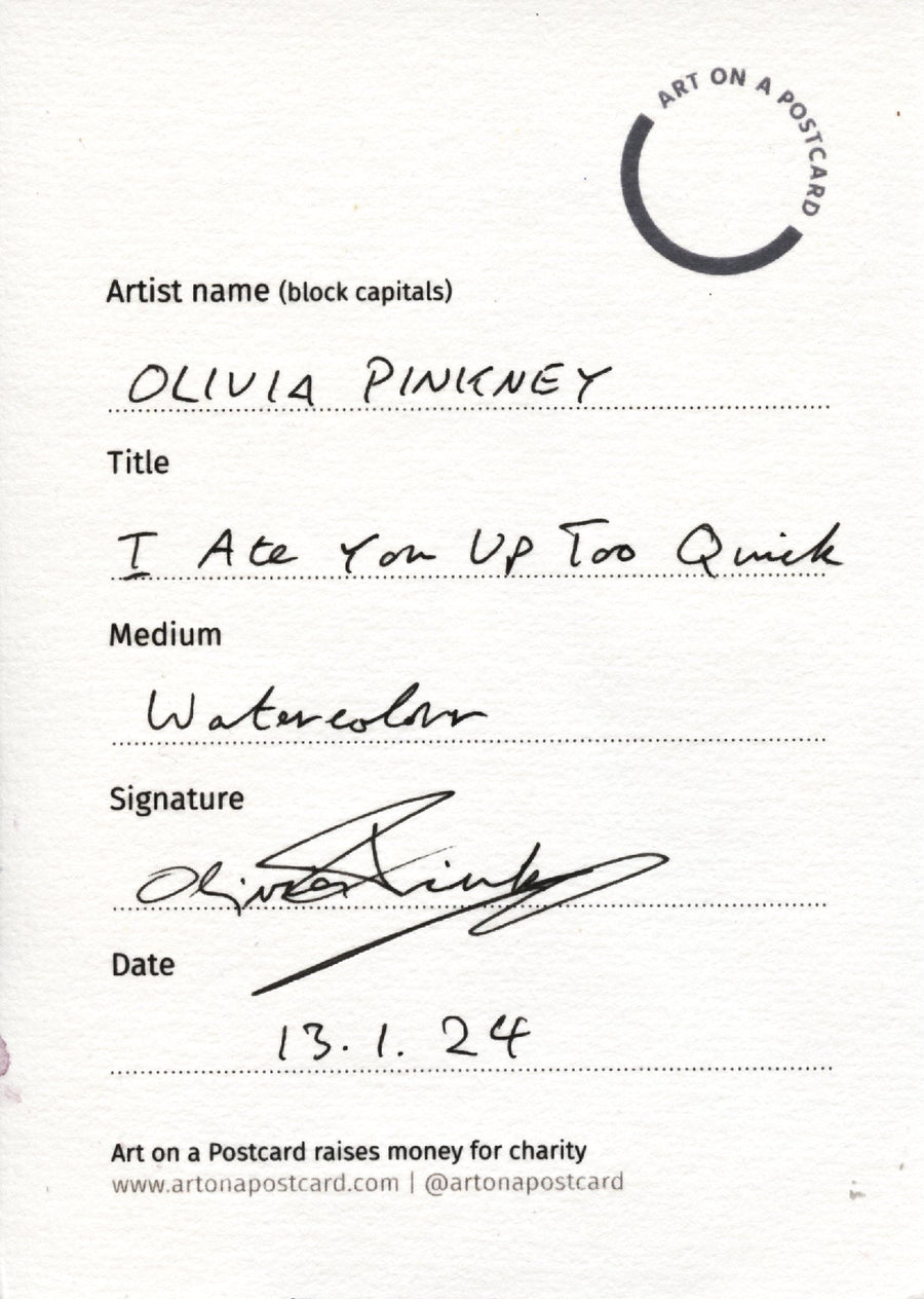 Lot 133 - Olivia Pinkney - I Ate You Up Too Quick