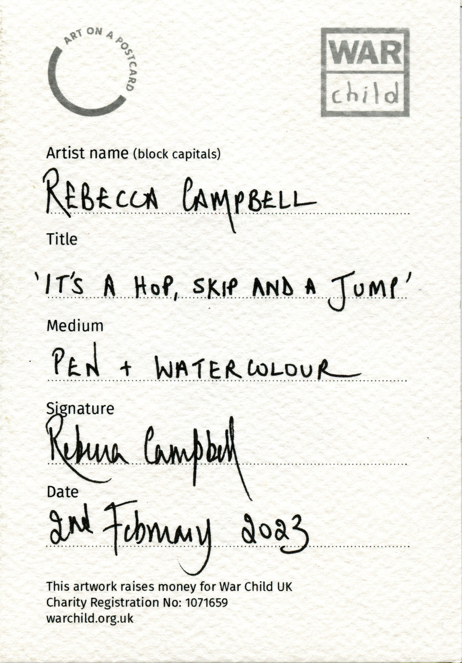 Lot 165 - Rebecca Campbell - It's A Hop, Skip And A Jump