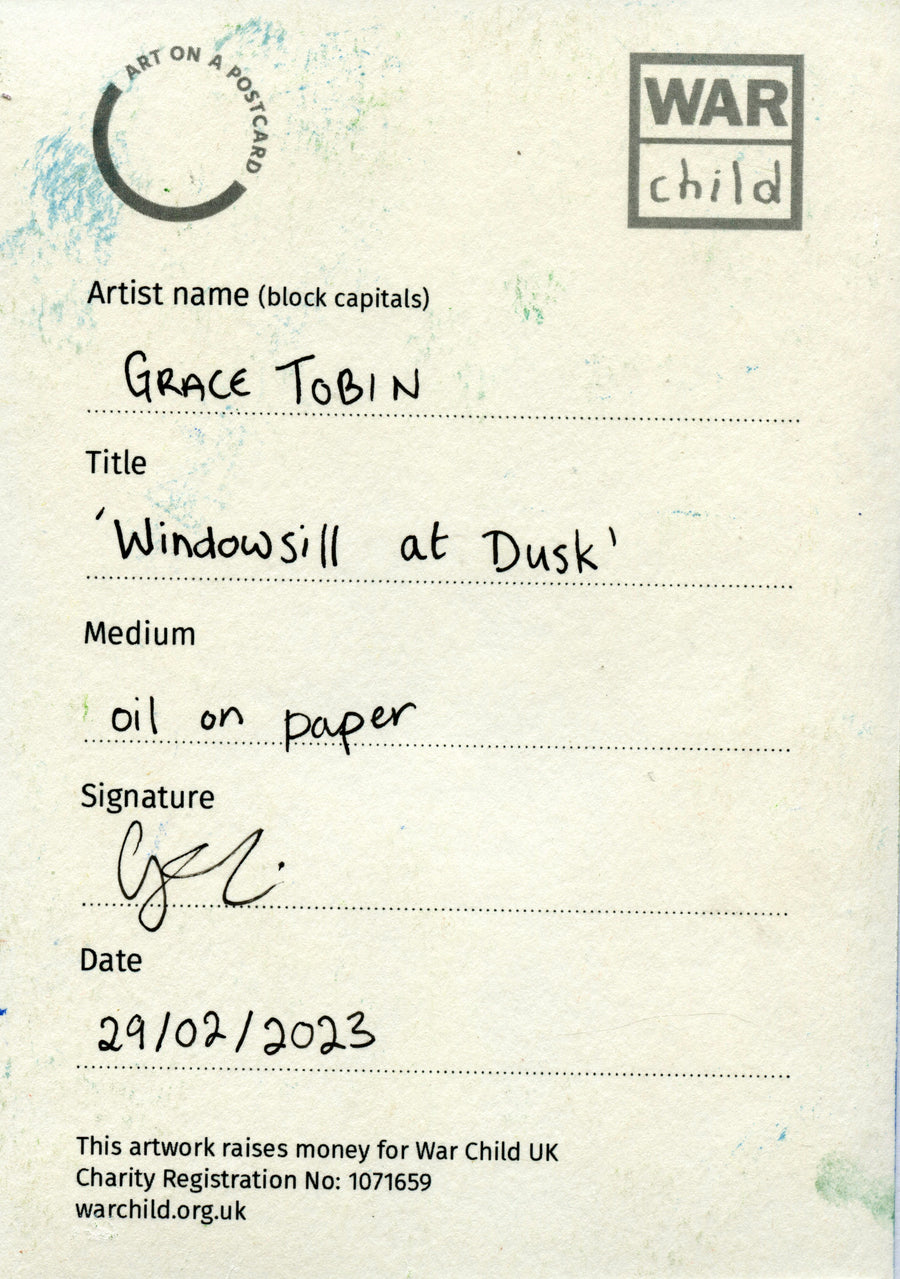 Lot 166 - Grace Tobin - Windowsill at Dusk