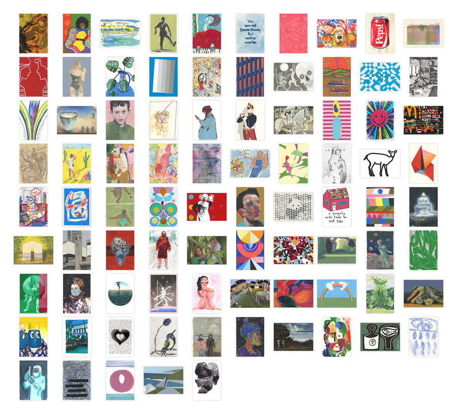 Art on a Postcard 2020 Boxset of 85 cards