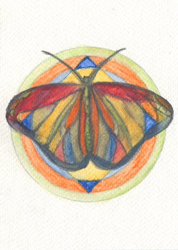 Lot 30 - Lee Sharrock - Sacred Geometry - Butterfly