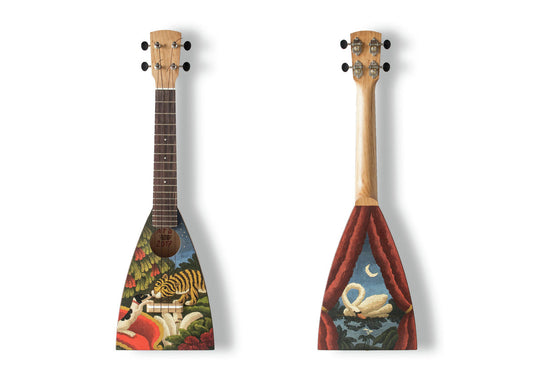 Ramiro Fernandes Saus - A6 Art on a Ukulele Print