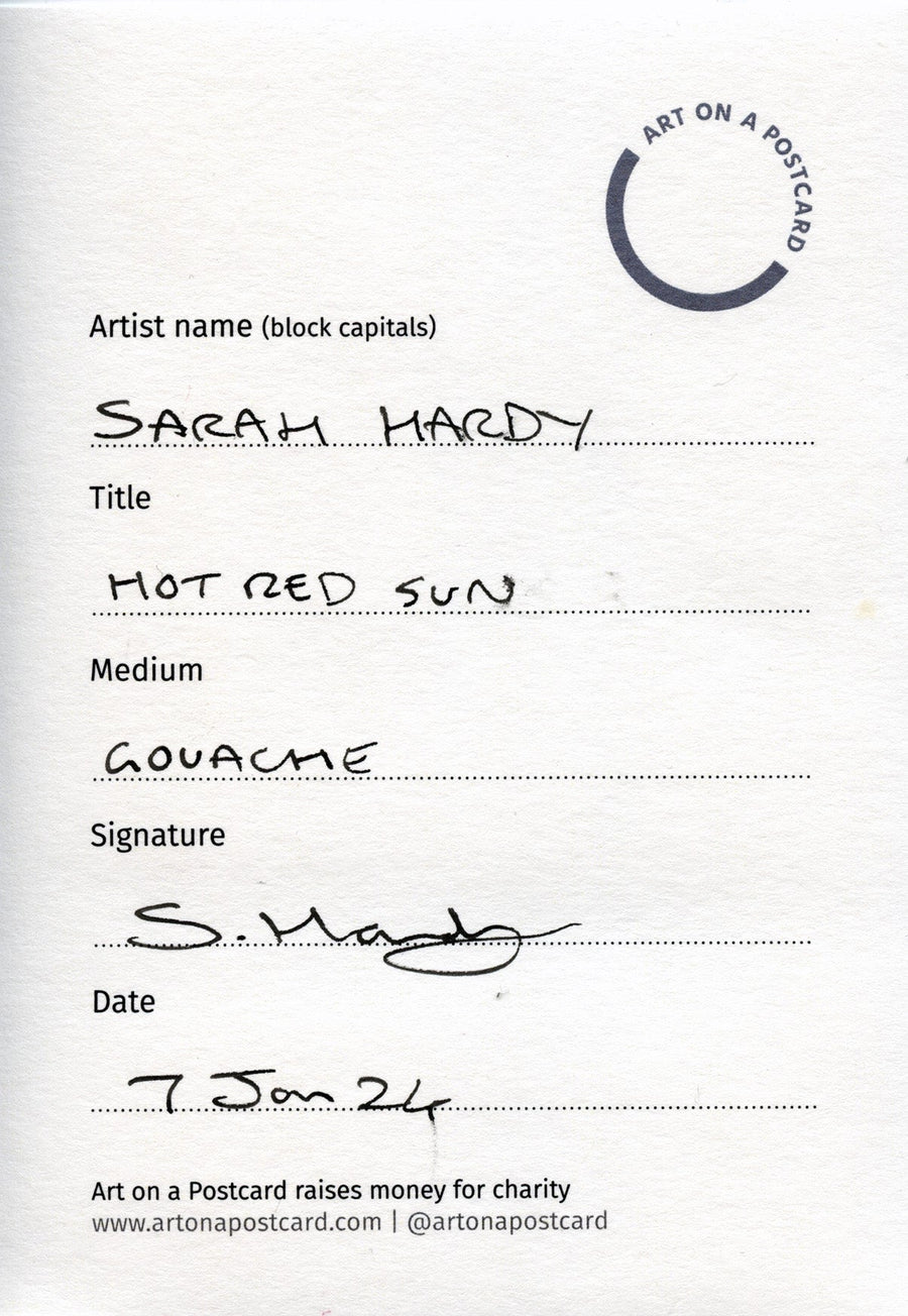 Lot 39 - Sarah Hardy - Hot Red Sun