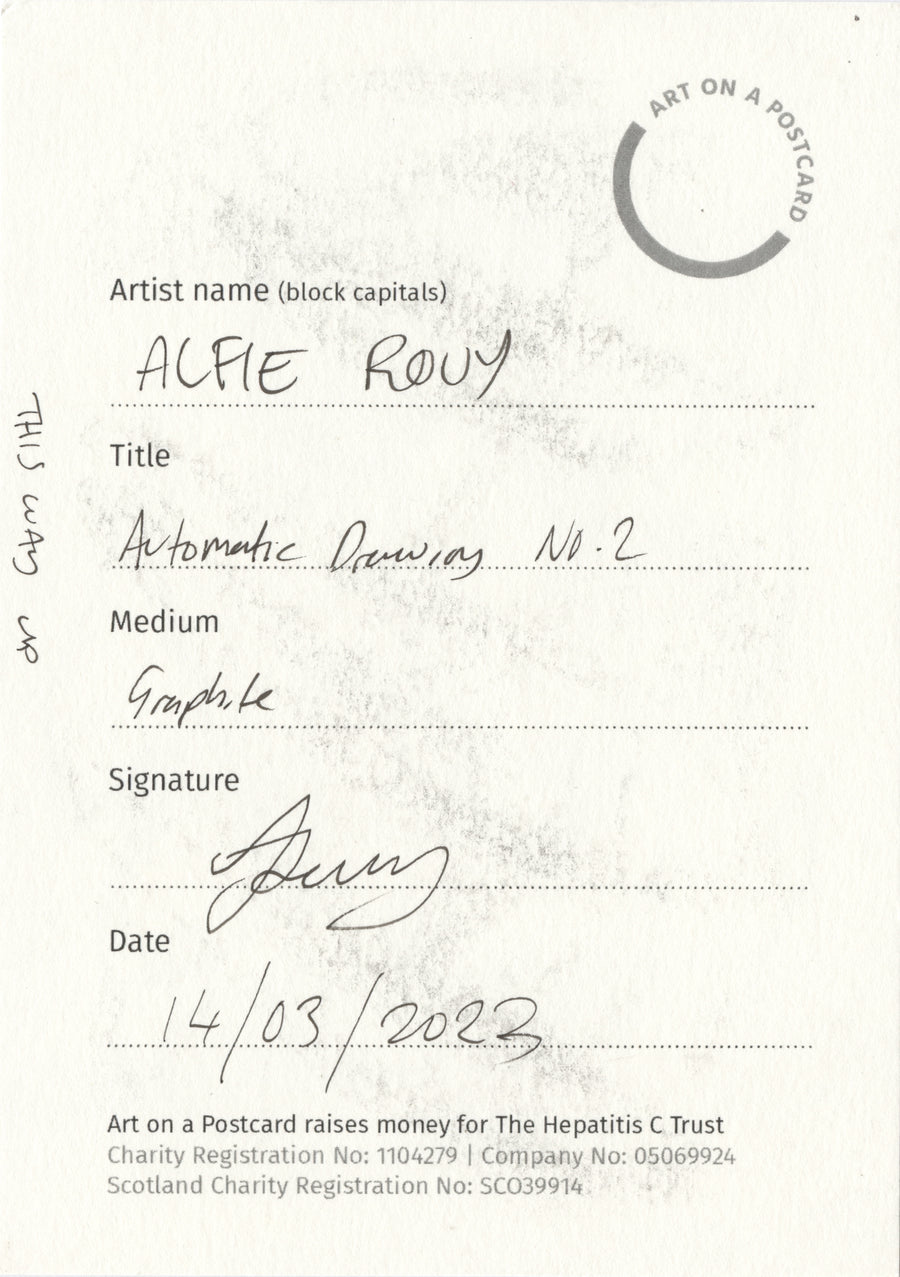 Lot 45 - Alfie Rouy - Automatic Drawing No. 2