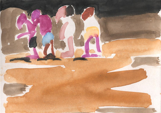 Susie Hamilton - Procession on Beach