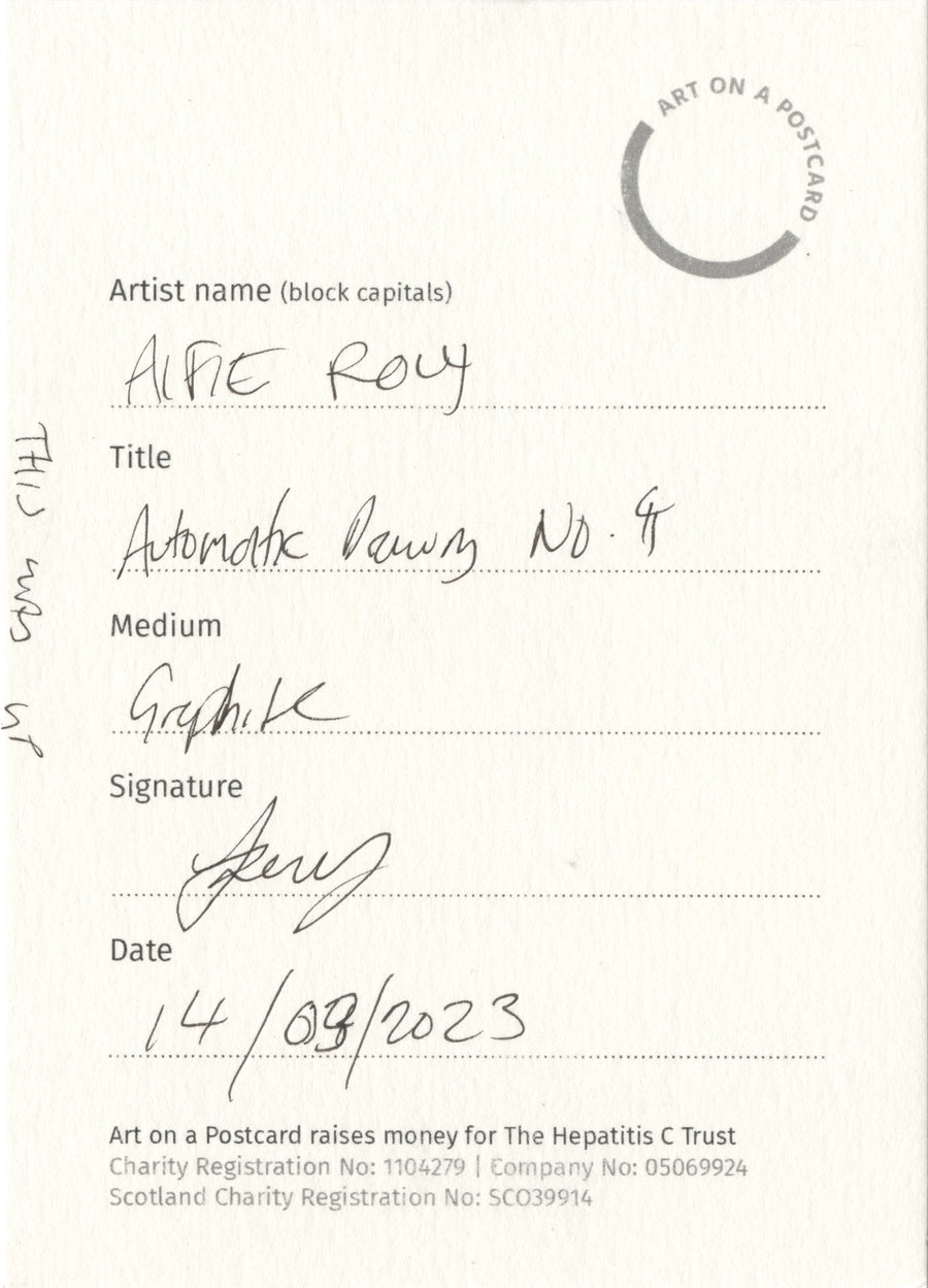Lot 47 - Alfie Rouy - Automatic Drawing No. 4