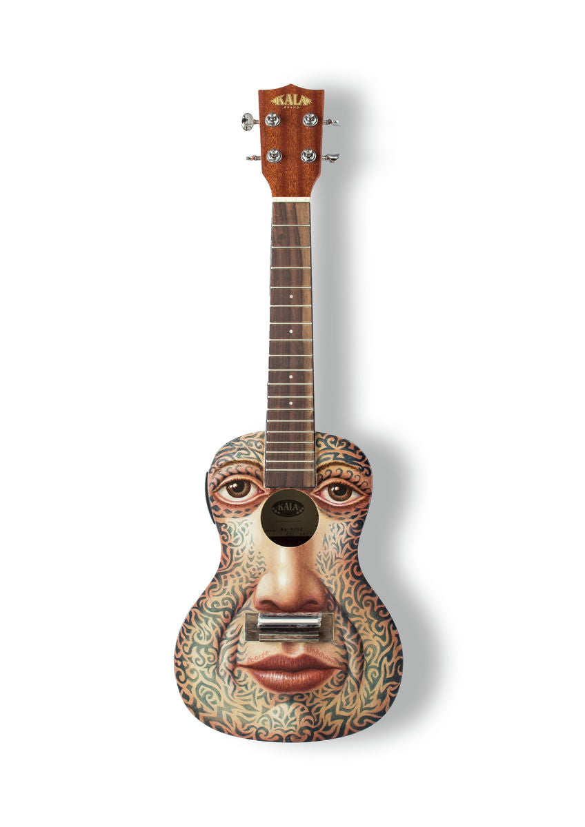 George Underwood - A6 Art on a Ukulele Print