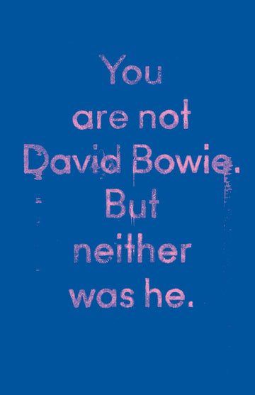 Alistair Gibbs - You are not David Bowie