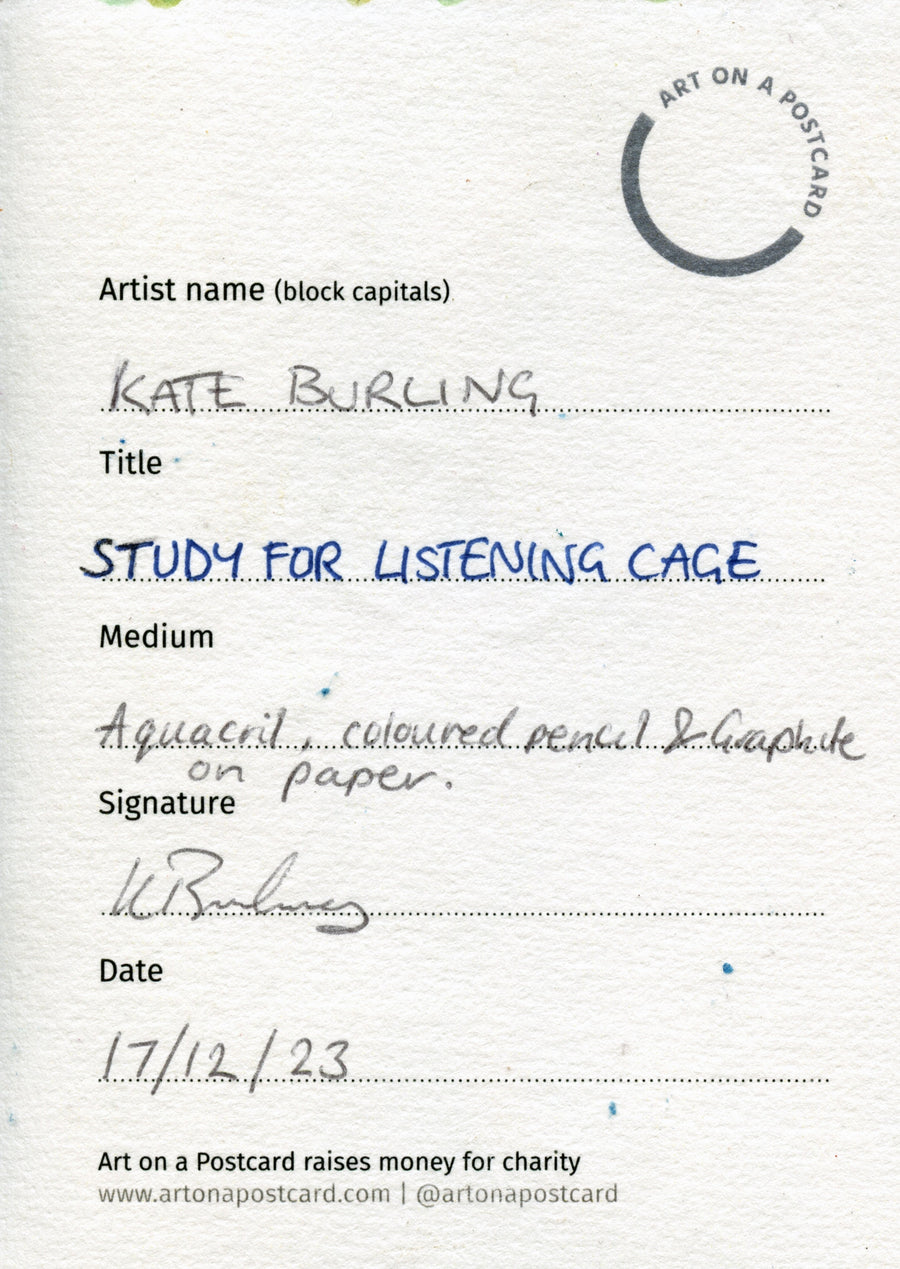 Lot 7 - Kate Burling - Study for listening cage
