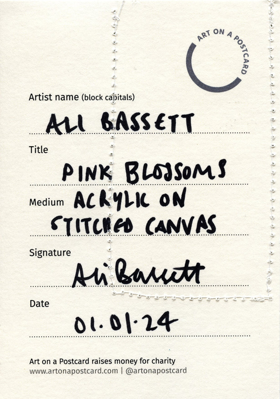 Lot 73 - Ali Bassett - Pink blossoms