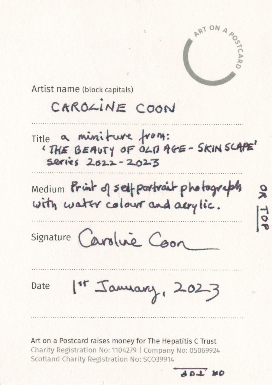 Lot 8 - Caroline Coon - A Miniature From: 'The Beauty of Old Age - Skinscape' Series 2022-2023