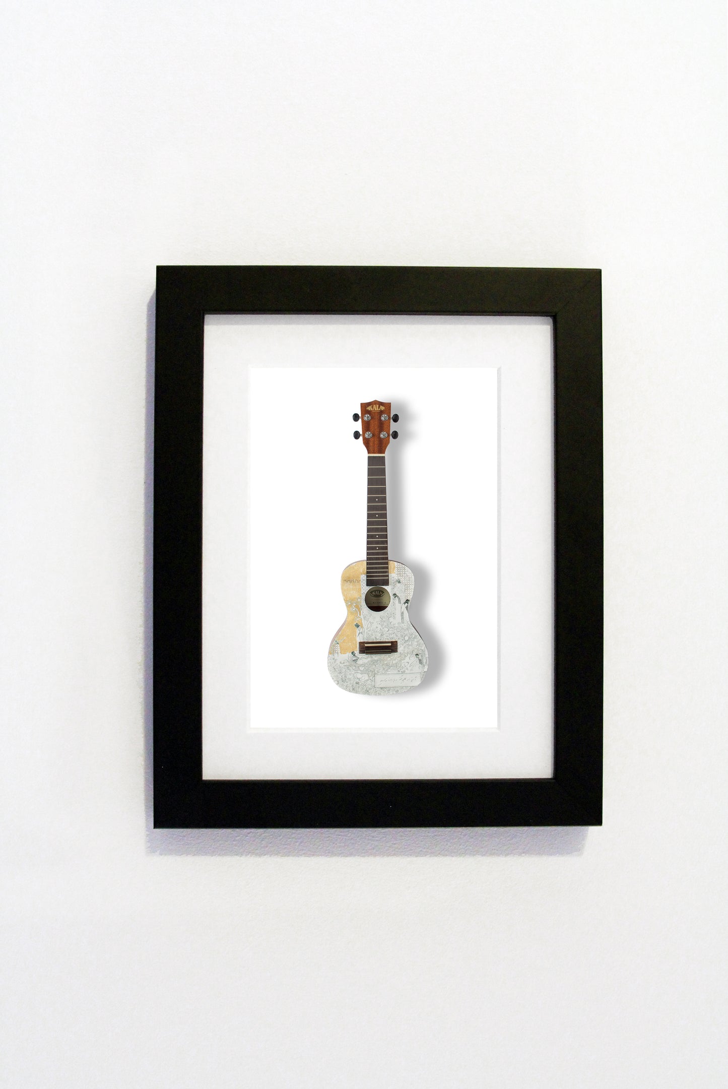 Charlie Calder-Potts - A6 Art on a Ukulele Print