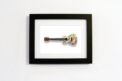 Chris Orr RA - A6 Art on a Ukulele Print