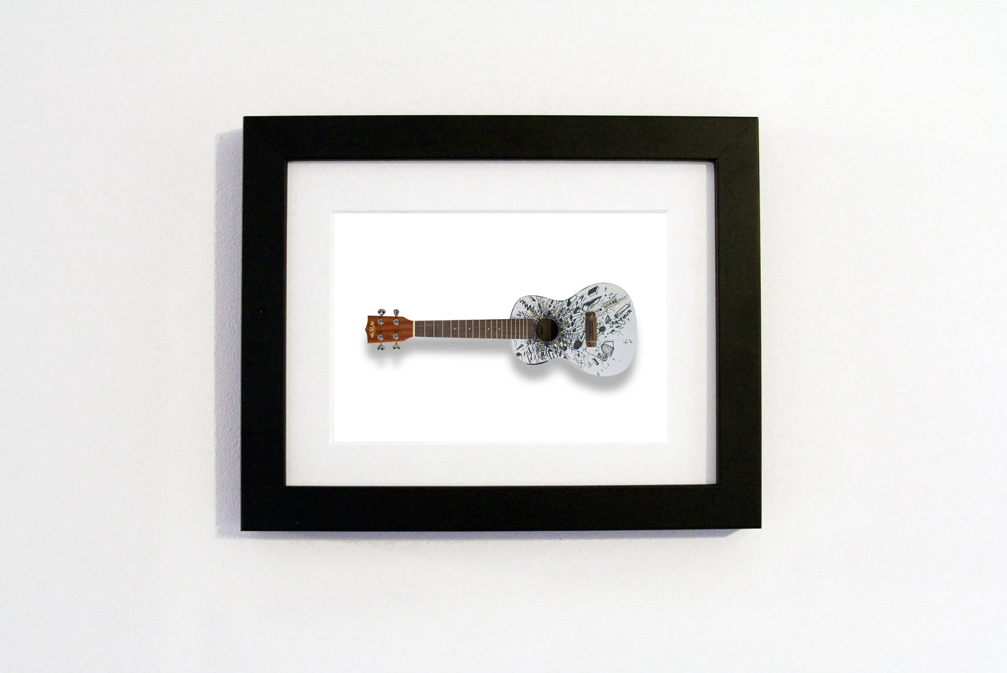 David Mach RA - A6 Art on a Ukulele Print