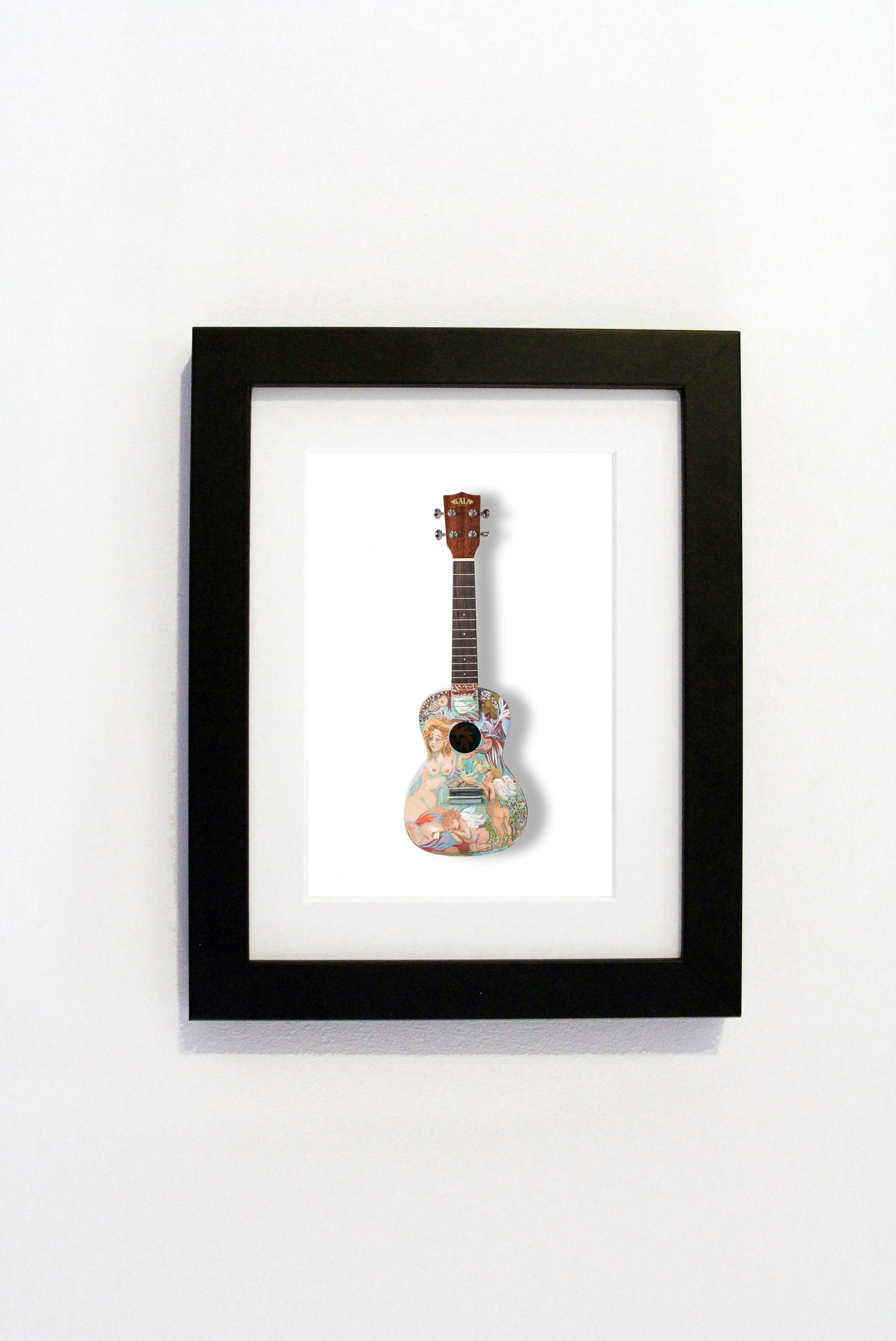 Eugenie Vronskaya - A6 Art on a Ukulele Print