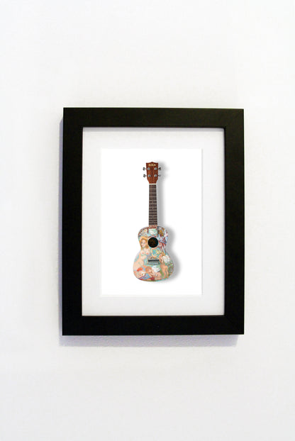 Eugenie Vronskaya - A6 Art on a Ukulele Print