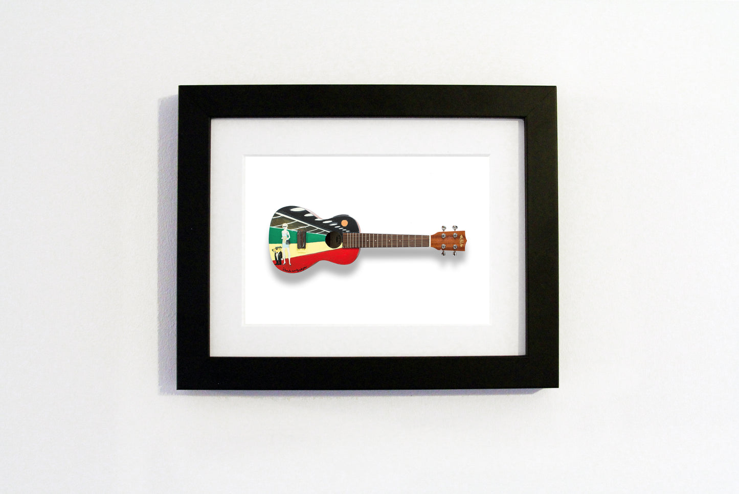 Jock McFadyen RA - A6 Art on a Ukulele Print